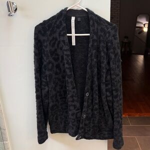 Lululemon Leopard Print Cardigan